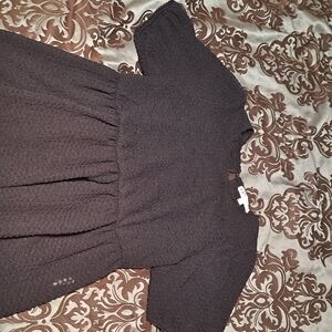 Jolt Black Textured Garment